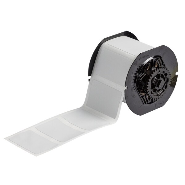 B33 PermaShield Metallized Polyester Lbl 1.75in H x 2.75in W LGT GR 450/RL